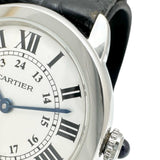 【CARTIER/カルティエ】 ロンドソロSM W6700155 保証書/ギャラ付き　電池交換済み 腕時計 ステンレススチール/レザー クオーツ シルバー文字盤/ブラックレザー レディース
【中古】【真子質店】【GD】




【ITxx】