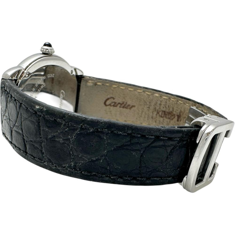 【CARTIER/カルティエ】 ロンドソロSM W6700155 保証書/ギャラ付き　電池交換済み 腕時計 ステンレススチール/レザー クオーツ シルバー文字盤/ブラックレザー レディース
【中古】【真子質店】【GD】




【ITxx】