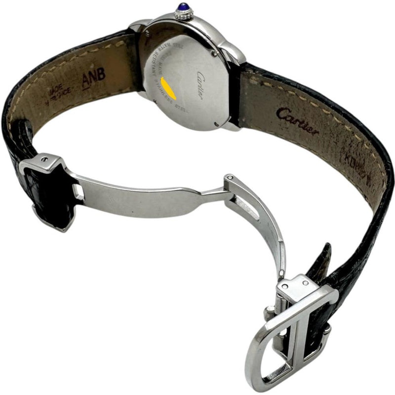 【CARTIER/カルティエ】 ロンドソロSM W6700155 保証書/ギャラ付き　電池交換済み 腕時計 ステンレススチール/レザー クオーツ シルバー文字盤/ブラックレザー レディース
【中古】【真子質店】【GD】




【ITxx】