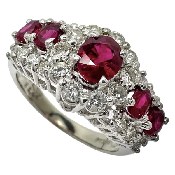 11号 ルビー 計1.44ct ダイヤモンド 計0.73ct リング・指輪 Pt900プラチナ 6.6g レディース
【中古】【真子質店】【NN】




【KxD】