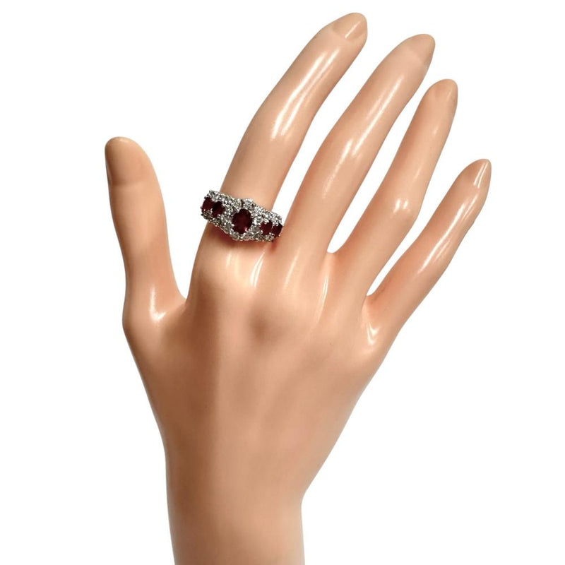 11号 ルビー 計1.44ct ダイヤモンド 計0.73ct リング・指輪 Pt900プラチナ 6.6g レディース
【中古】【真子質店】【NN】




【KxD】