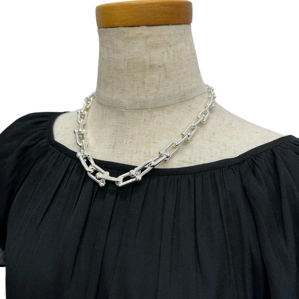 新品仕上げ　ティファニー　ネックレス　ハードウェア　グラジュエイテッド　リンク Tiffany ハードウェア グラジュエイテッドリンクネックレス