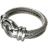 Size 13 [CHARRIOL] Wire Ring K18WG White Gold 18K 5.8g Ladies
[Used] [Makoto Shichiten] [GD]

[SxT]
[ex]