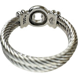 Size 13 [CHARRIOL] Wire Ring K18WG White Gold 18K 5.8g Ladies
[Used] [Makoto Shichiten] [GD]

[SxT]
[ex]