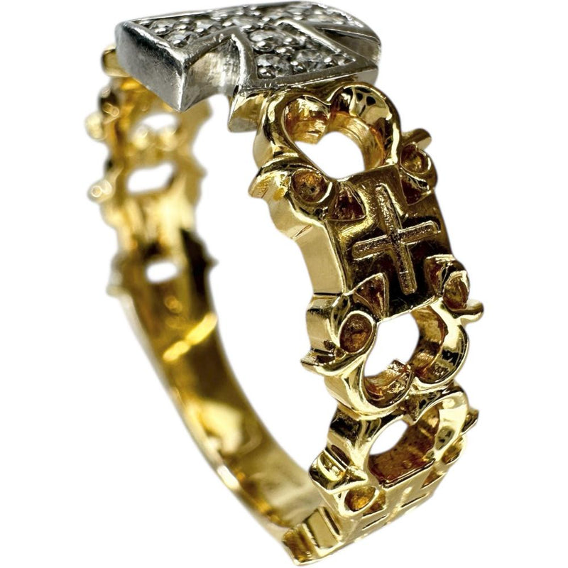22.5号 ガレリア メンズOK ダイヤモンド 0.12ct リング・指輪 K18ゴールド 18金/Pt900プラチナ 7.1g レディース
【中古】【真子質店】【NN】




【IITT】