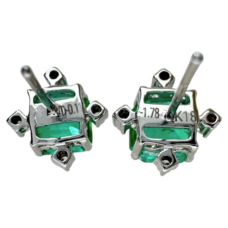エメラルド 1.78ct ダイヤモンド 0.11ct ピアス K18WGホワイトゴールド 18金 2.1g レディース
【中古】【真子質店】【NN】




【IDMax】