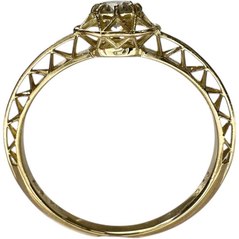 10号【AHKAH/アーカー】 カナージュ ダイヤモンド 0.13ct リング・指輪