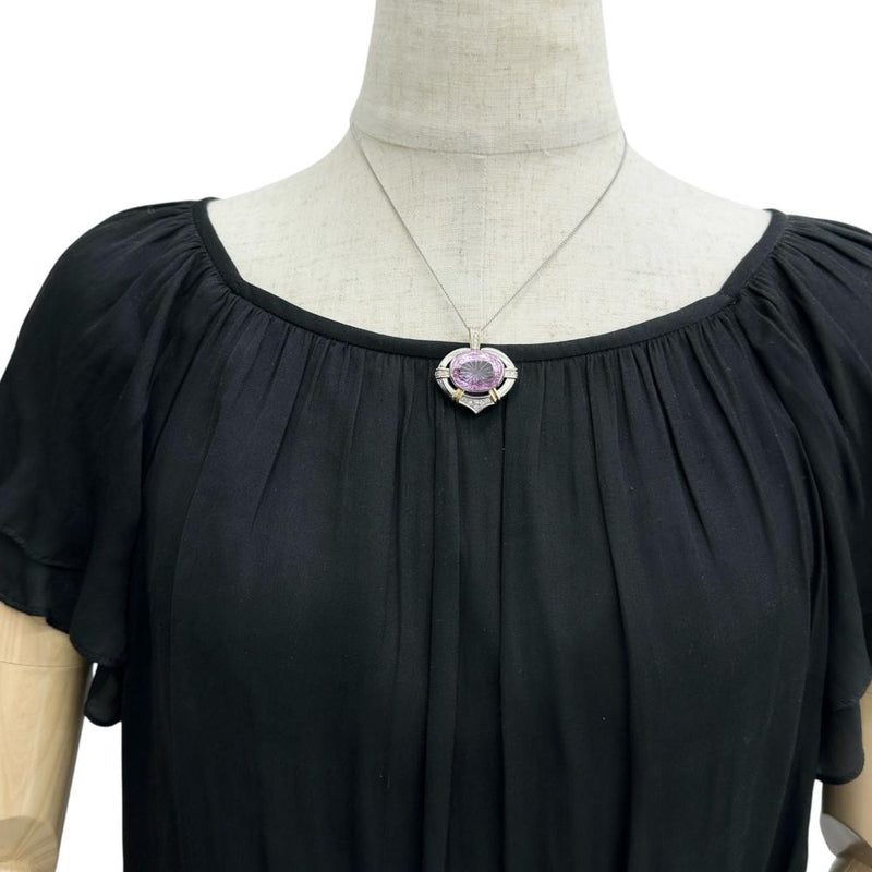 クンツァイト 22.50ct ダイヤモンド 0.27ct ペンダントトップ Pt900プラチナ/K18ゴールド 18金 14.1g レディース
【中古】【真子質店】【NN】




【SYMi】