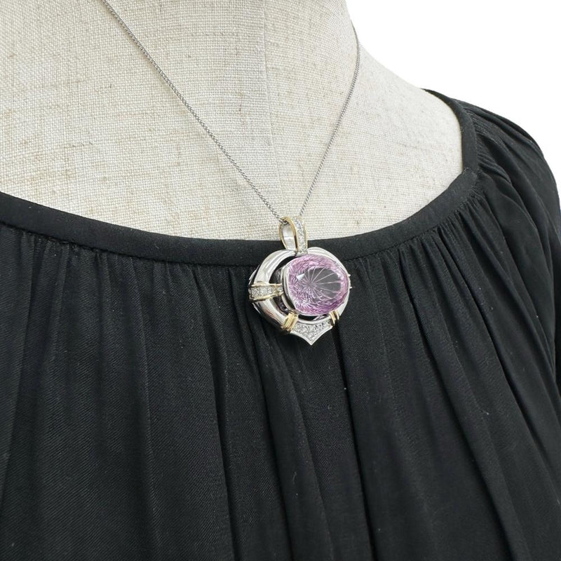 クンツァイト 22.50ct ダイヤモンド 0.27ct ペンダントトップ Pt900プラチナ/K18ゴールド 18金 14.1g レディース
【中古】【真子質店】【NN】




【SYMi】