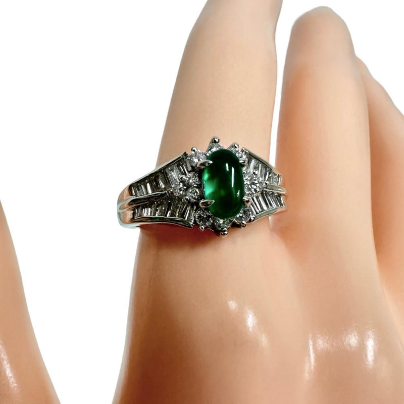 13号 三越ジュエリー エメラルドキャッツアイ 0.53ct ダイヤモンド 計0.75ct リング・指輪 Pt900プラチナ 7.9g レディース
【中古】【真子質店】【NN】




【SSx】