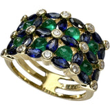 12.5号【Ponte Vecchio/ポンテヴェキオ】 エメラルド 1.10ct サファイア 1.71ct ダイヤモンド 0.23ct リング・指輪 K18ゴールド 18金 6.5g レディース
【中古】【真子質店】【NN】




【IxMoY】
