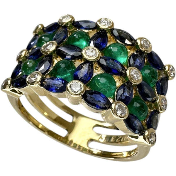 12.5号【Ponte Vecchio/ポンテヴェキオ】 エメラルド 1.10ct サファイア 1.71ct ダイヤモンド 0.23ct リング・指輪 K18ゴールド 18金 6.5g レディース
【中古】【真子質店】【NN】




【IxMoY】