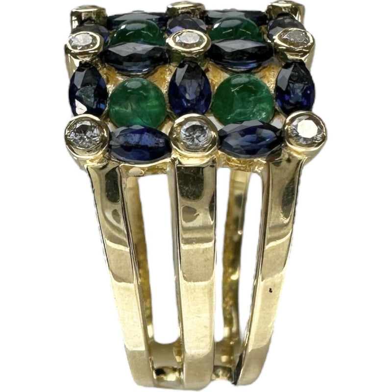 12.5号【Ponte Vecchio/ポンテヴェキオ】 エメラルド 1.10ct サファイア 1.71ct ダイヤモンド 0.23ct リング・指輪 K18ゴールド 18金 6.5g レディース
【中古】【真子質店】【NN】




【IxMoY】
