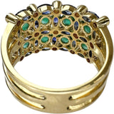 12.5号【Ponte Vecchio/ポンテヴェキオ】 エメラルド 1.10ct サファイア 1.71ct ダイヤモンド 0.23ct リング・指輪 K18ゴールド 18金 6.5g レディース
【中古】【真子質店】【NN】




【IxMoY】