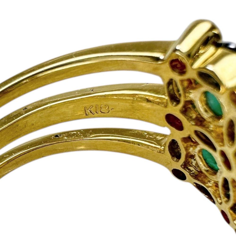 12.5号【Ponte Vecchio/ポンテヴェキオ】 エメラルド 1.10ct サファイア 1.71ct ダイヤモンド 0.23ct リング・指輪 K18ゴールド 18金 6.5g レディース
【中古】【真子質店】【NN】




【IxMoY】
