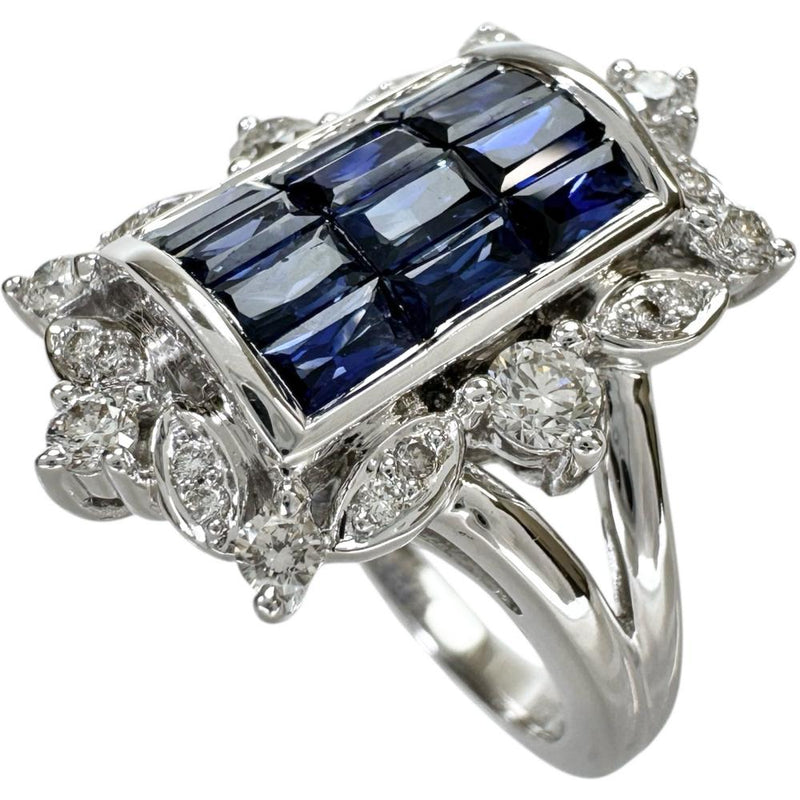 12号 サファイア 1.50ct ダイヤモンド 0.50ct リング・指輪 K18WGホワイトゴールド 18金 8.3g レディース
【中古】【真子質店】【NN】




【ITMox】