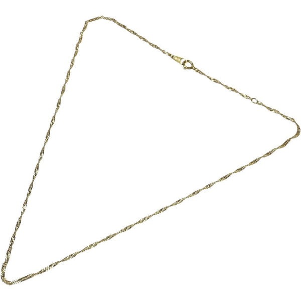 スクリューチェーン チェーンのみ ネックレス K18ゴールド 18金 2.3g 39cm レディース
【中古】【真子質店】【BL】




【MaMax】
【ex】