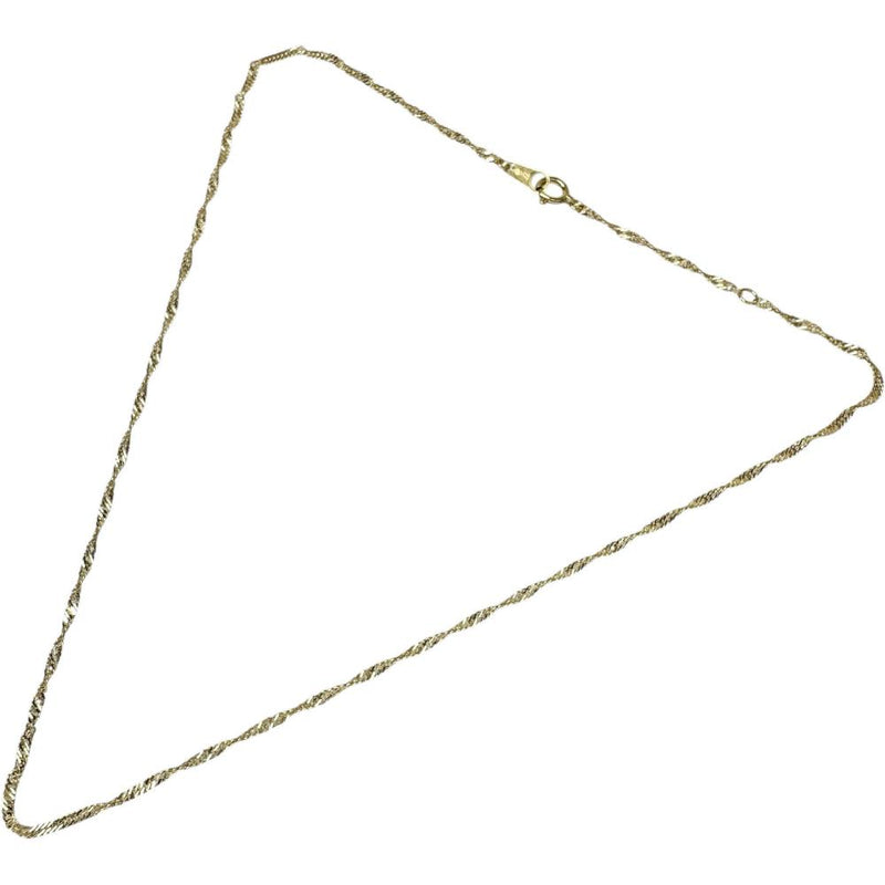 スクリューチェーン チェーンのみ ネックレス K18ゴールド 18金 2.3g 39cm レディース
【中古】【真子質店】【BL】




【MaMax】
【ex】