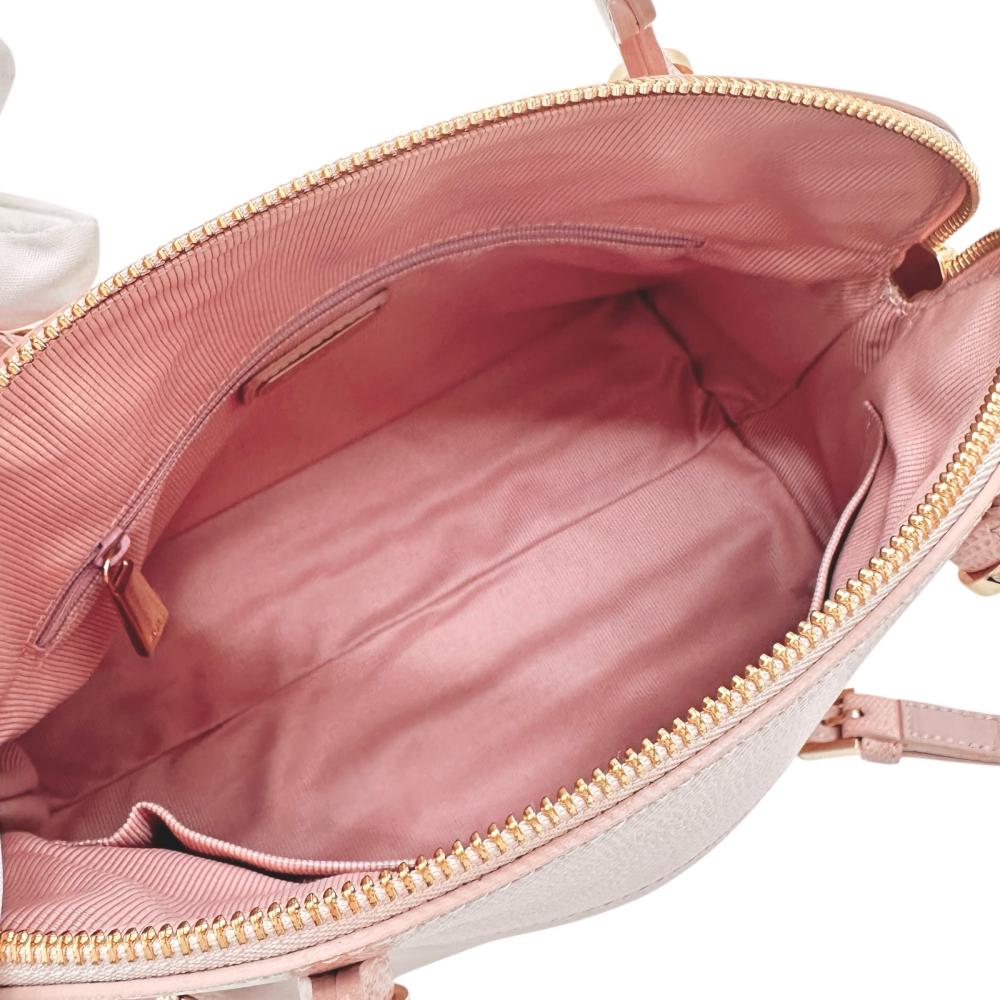 ✨希少色　美品✨FURLA フルラ パイパーL ペールクリーム2way A4可 Furla/フルラ】 パイパー 2WAYバッグ ハンドバッグ レザー ピンク