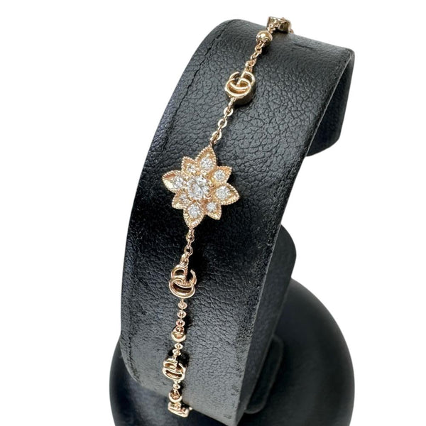【GUCCI/グッチ】 フローラ ダイヤモンド ブレスレット K18PGピンクゴールド 18金 3.2g 18.5cm レディース
【中古】【真子質店】【BL】




【Yxx】