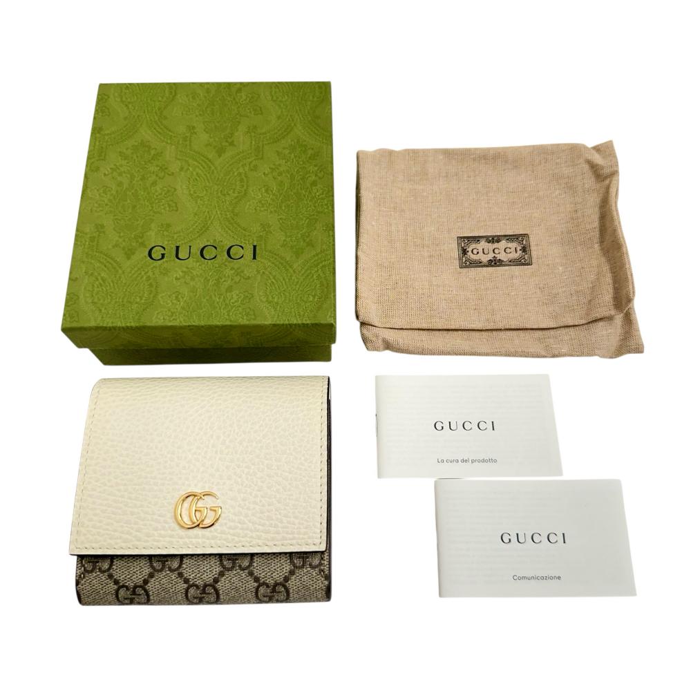 GUCCI/グッチ】 GGマーモント 598587 ミディアムウォレット 二つ折り