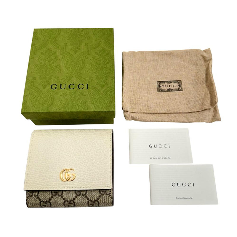【GUCCI/グッチ】 GGマーモント 598587 ミディアムウォレット 二つ折り財布 GGスプリームキャンバス/レザー アイボリー/ベージュ レディース【中古】【真子質店】【BL】




【Maxx】
