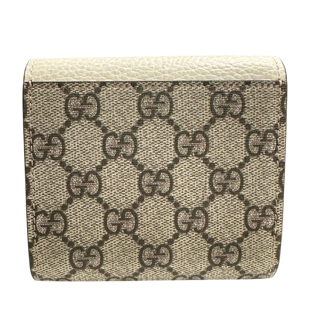 GUCCI グッチ/GGマーモント/GGスプリーム/ミディアムウォレット/598587/493***/ABランク/76【中古】 GUCCI/グッチ】 GGマーモント 598587 ミディアムウォレット 二つ折り