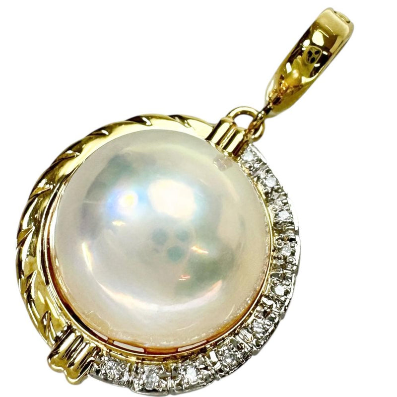 マベパール15.3mm ダイヤモンド 0.06ct ペンダントトップ K18ゴールド 18金/Pt900プラチナ 5.7g レディース
【中古】【真子質店】【NN】




【Maxx】