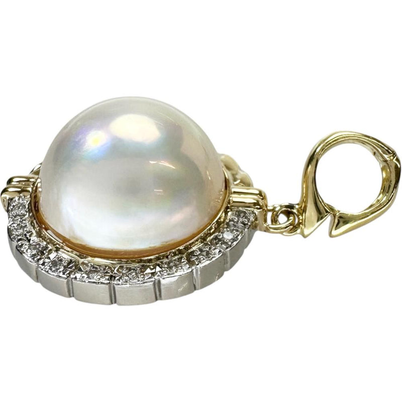 マベパール15.3mm ダイヤモンド 0.06ct ペンダントトップ K18ゴールド 18金/Pt900プラチナ 5.7g レディース
【中古】【真子質店】【NN】




【Maxx】