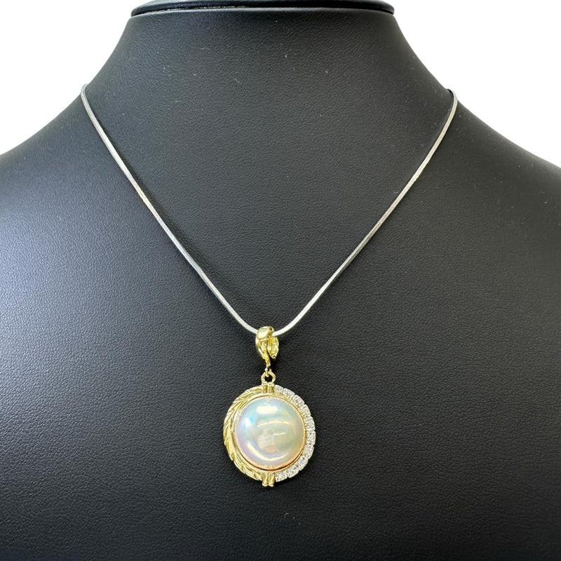 マベパール15.3mm ダイヤモンド 0.06ct ペンダントトップ K18ゴールド 18金/Pt900プラチナ 5.7g レディース
【中古】【真子質店】【NN】




【Maxx】