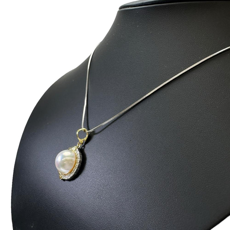 マベパール15.3mm ダイヤモンド 0.06ct ペンダントトップ K18ゴールド 18金/Pt900プラチナ 5.7g レディース
【中古】【真子質店】【NN】




【Maxx】