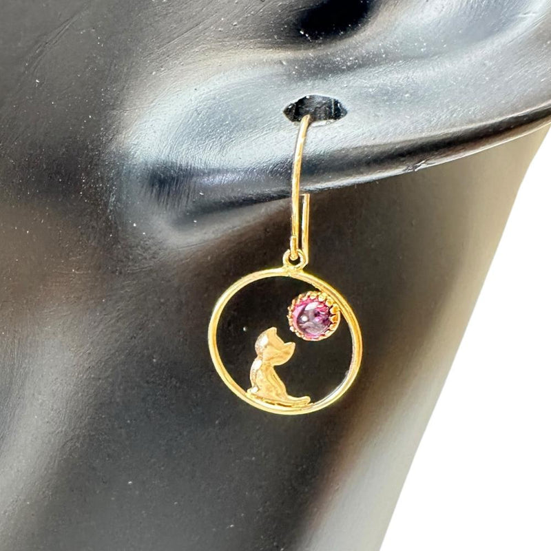 キャットモチーフ 猫モチーフ ロードライトガーネット ピアス K18ゴールド 18金 0.7g レディース
【中古】【真子質店】【NN】




【SMa】