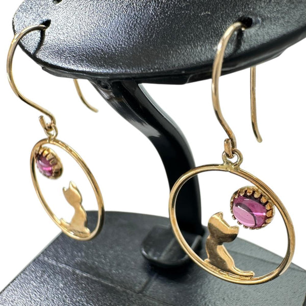 キャットモチーフ 猫モチーフ ロードライトガーネット ピアス K18ゴールド 18金 0.7g レディース
【中古】【真子質店】【NN】




【SMa】