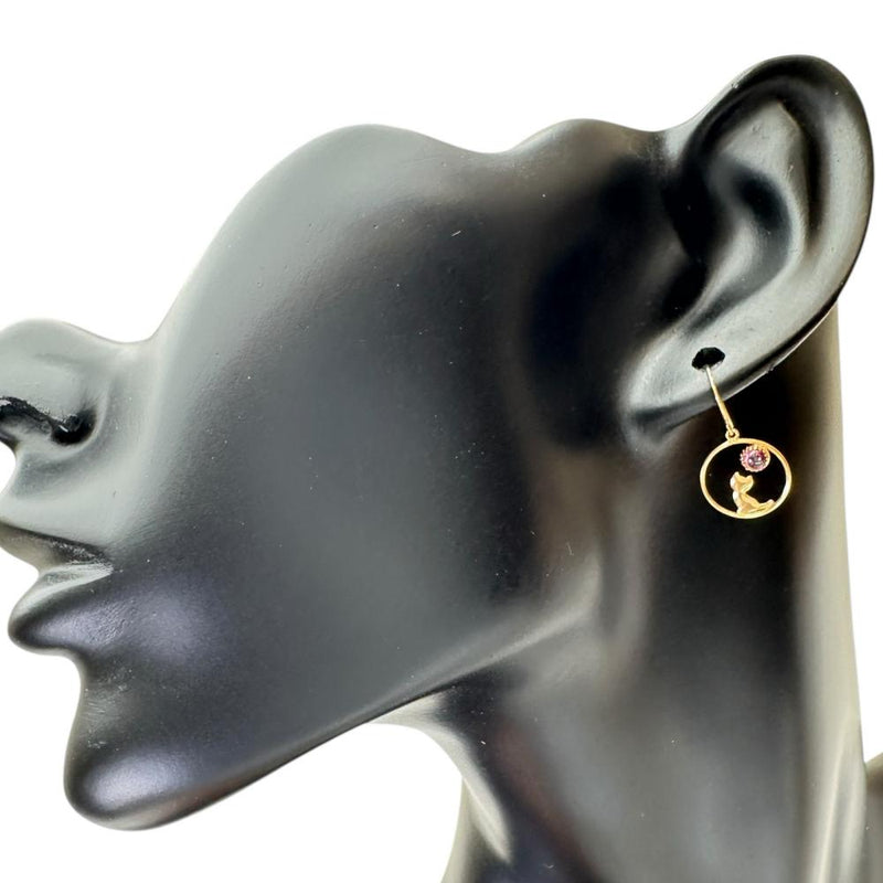 キャットモチーフ 猫モチーフ ロードライトガーネット ピアス K18ゴールド 18金 0.7g レディース
【中古】【真子質店】【NN】




【SMa】