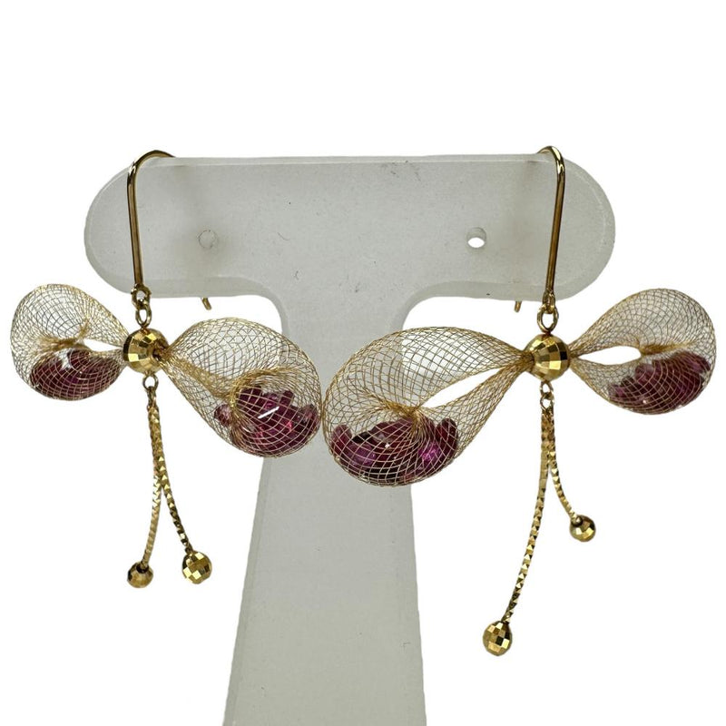 メッシュリボン リボンモチーフ リボン型 ルビー 3.0×2ct ピアス K18ゴールド 18金 2.7g レディース
【中古】【真子質店】【NN】




【TMiY】