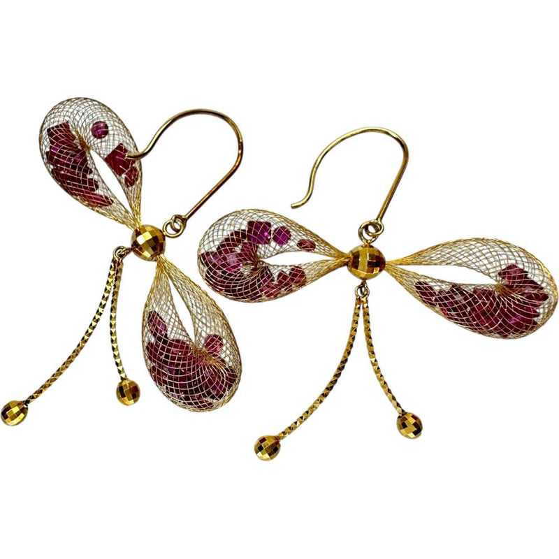 メッシュリボン リボンモチーフ リボン型 ルビー 3.0×2ct ピアス K18ゴールド 18金 2.7g レディース
【中古】【真子質店】【NN】




【TMiY】