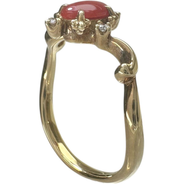 10号 赤珊瑚 0.27ct ダイヤモンド 0.05ct リング・指輪 K18ゴールド 18金 2.4g レディース
【中古】【真子質店】【NN】




【MaKD】
