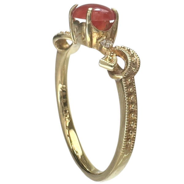 13号 赤珊瑚 0.48ct ダイヤモンド 0.03ct リング・指輪 K18ゴールド 18金 2.9g レディース
【中古】【真子質店】【NN】




【MoxY】