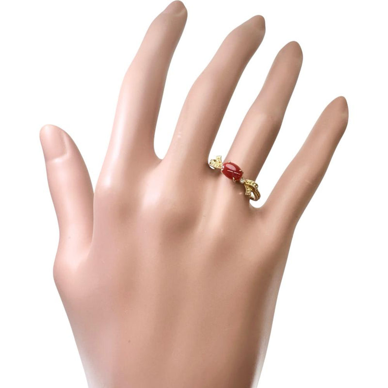13号 赤珊瑚 0.48ct ダイヤモンド 0.03ct リング・指輪 K18ゴールド 18金 2.9g レディース
【中古】【真子質店】【NN】




【MoxY】