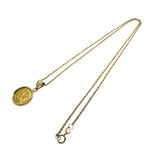 1/20oz Hawaiian Gold Coin Necklace K24 Gold 24K (Pure Gold) / K14 Gold 14K (Chain & Pendant Frame) 4.9g 46cm Ladies
[Used] [Makoto Shichiten] [BL]

[YYx]
[ex]