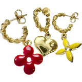 【LOUIS VUITTON/ルイ・ヴィトン】 ハート 花/フラワーモチーフ ピアス ブークル ドレイユ スウィート モノグラム GP 8.5g M65370 レディース
【中古】【真子質店】【GD】




【TMoMi】