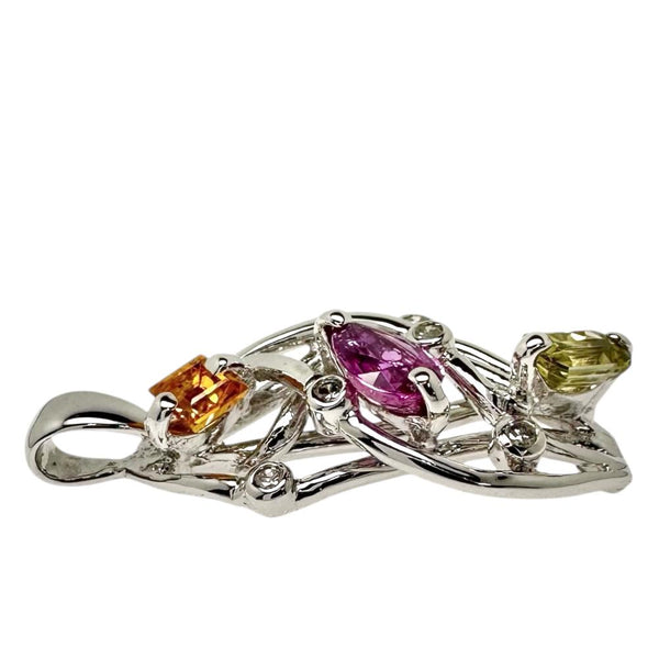 マルチカラーサファイア 計1.07ct ダイヤモンド 計0.06ct ペンダントトップ K18WGホワイトゴールド 18金 3.4g レディース
【中古】【真子質店】【NN】




【DSMo】