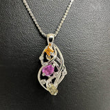 マルチカラーサファイア 計1.07ct ダイヤモンド 計0.06ct ペンダントトップ K18WGホワイトゴールド 18金 3.4g レディース
【中古】【真子質店】【NN】




【DSMo】