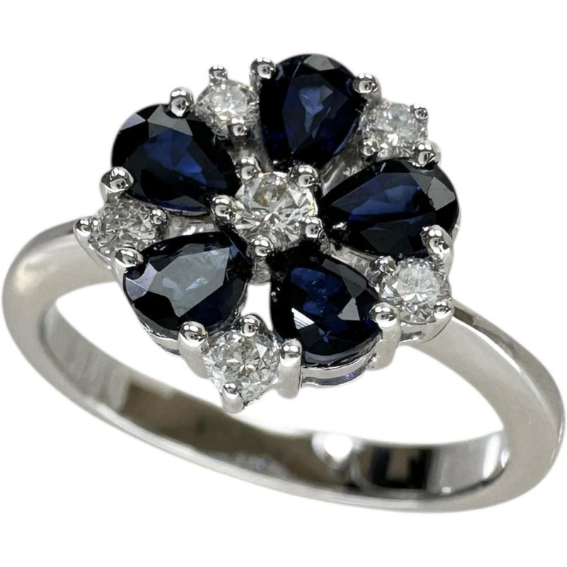 11.5号 花/フラワーデザイン サファイア ダイヤモンド リング・指輪 K18WGホワイトゴールド 18金 3.5g レディース
【中古】【真子質店】【NN】




【YxMo】