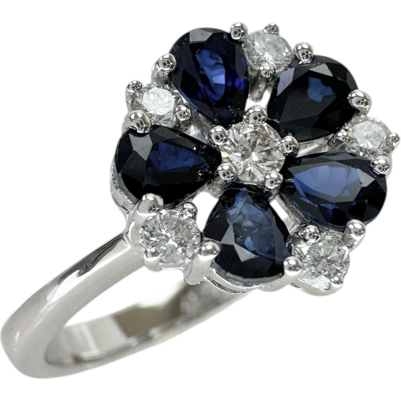 11.5号 花/フラワーデザイン サファイア ダイヤモンド リング・指輪 K18WGホワイトゴールド 18金 3.5g レディース
【中古】【真子質店】【NN】




【YxMo】