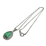 エメラルド 1.85ct ダイヤモンド 計0.34ct ネックレス Pt900プラチナ/Pt850プラチナ 6.8g 40cm レディース
【中古】【真子質店】【NN】




【IDSY】