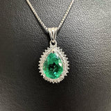 エメラルド 1.85ct ダイヤモンド 計0.34ct ネックレス Pt900プラチナ/Pt850プラチナ 6.8g 40cm レディース
【中古】【真子質店】【NN】




【IDSY】