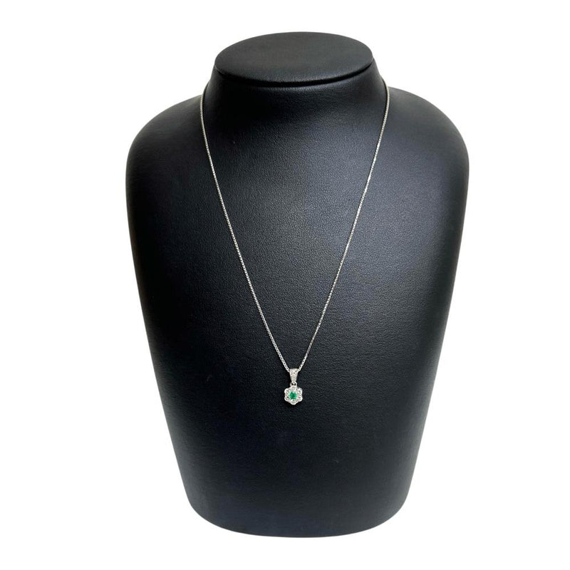 エメラルド 0.10ct ダイヤモンド 計0.46ct ネックレス Pt900プラチナ/Pt850プラチナ 5.5g 40cm レディース
【中古】【真子質店】【NN】




【DYT】