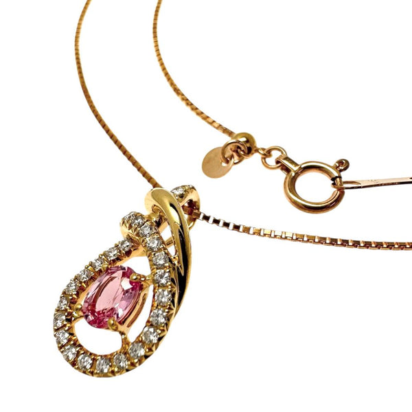 ピンクサファイア 0.316ct ダイヤモンド 計0.17ct ネックレス K18ゴールド 18金 3.3g 45cm レディース
【中古】【真子質店】【NN】




【MoMiMa】