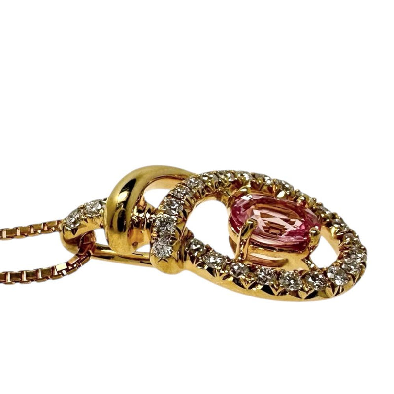 ピンクサファイア 0.316ct ダイヤモンド 計0.17ct ネックレス K18ゴールド 18金 3.3g 45cm レディース
【中古】【真子質店】【NN】




【MoMiMa】